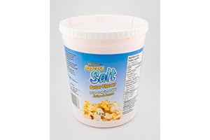 Harlan's Popcorn Salt | Butter Flavour | Large 1.2 kg (42 Ounce) Tub