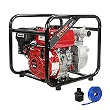 VEVOR Trash Pump 2 inch, 7HP 142 GPM, 4-Cycle