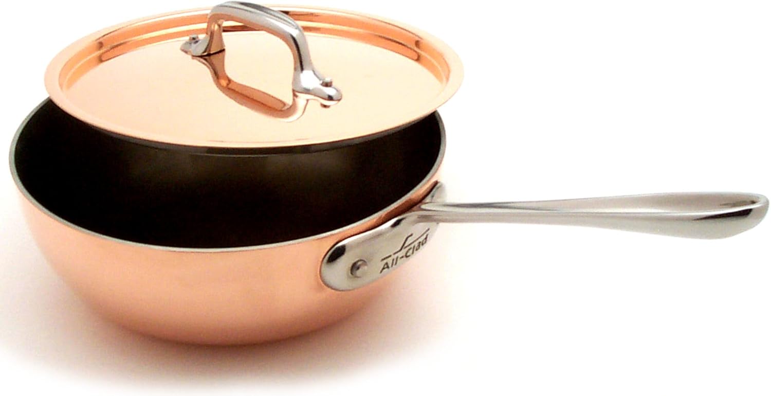 AllClad CopRChef 1Quart Saucier Pan Kitchen & Dining
