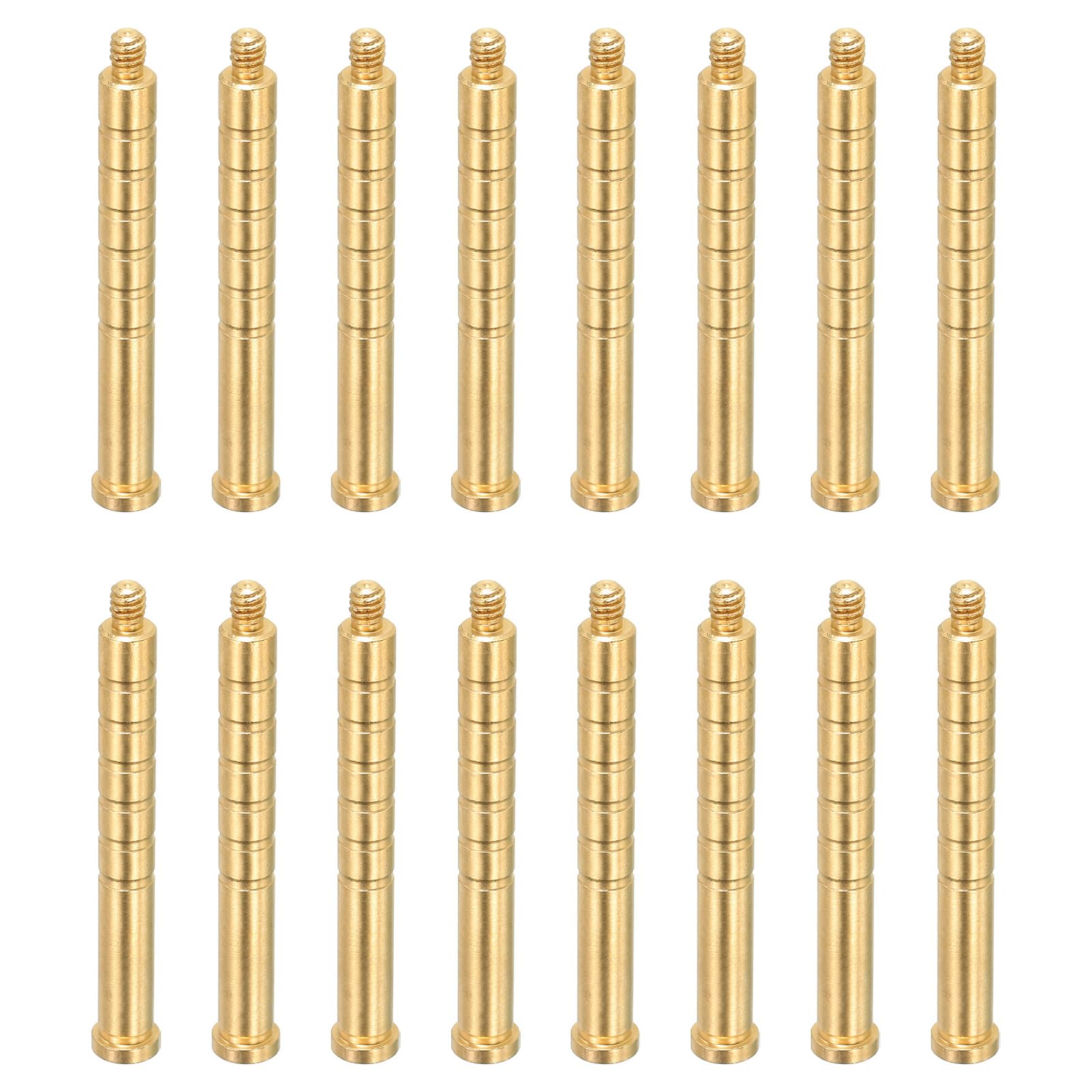 PATIKIL 150 Grain Archery Arrow Brass Insert, 16 Packs Insert Screw Copper Brass Arrow for .244/6.2mm Carbon Arrows