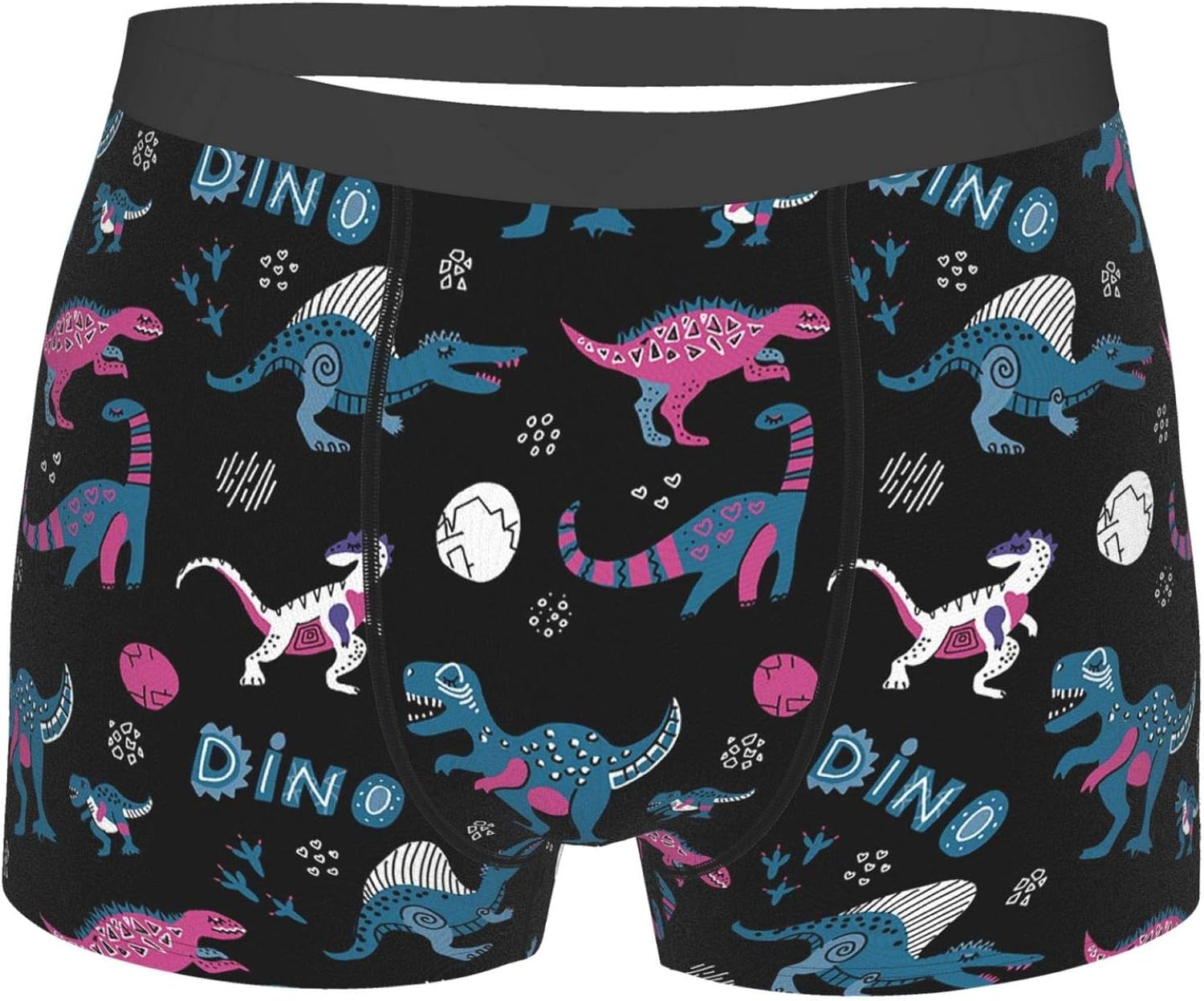 Cute Dinosaurs Men'S Boxer Briefs, Lightweight MicroStretch Underwear