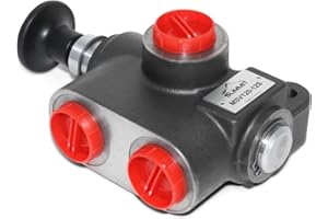 SUMMIT HYDRAULICS Manual Hydraulic Selector Valve, 3-Way, 2 Position, 31 GPM, #12 SAE Ports