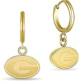 Stone Armory Earrings for University of Georgia Jewelry Gifts for Women, Graduation – Stainless Steel Skin-Friendly Georgia Bulldogs Earrings 18K Gold Finish G Hoops
