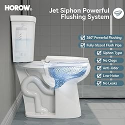 HOROW 21 Inch Tall Toilets, Extra High Toilets with