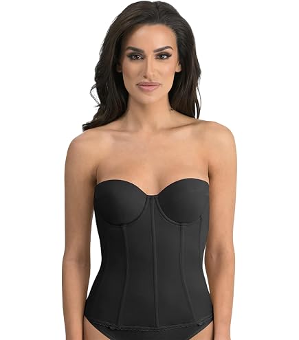 PARFAIT Women's Elissa Low-Back Bustier Bra P5017 42F Pearl White