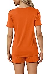 RUBZOOF Pajamas for Women Short Sleeve Casual