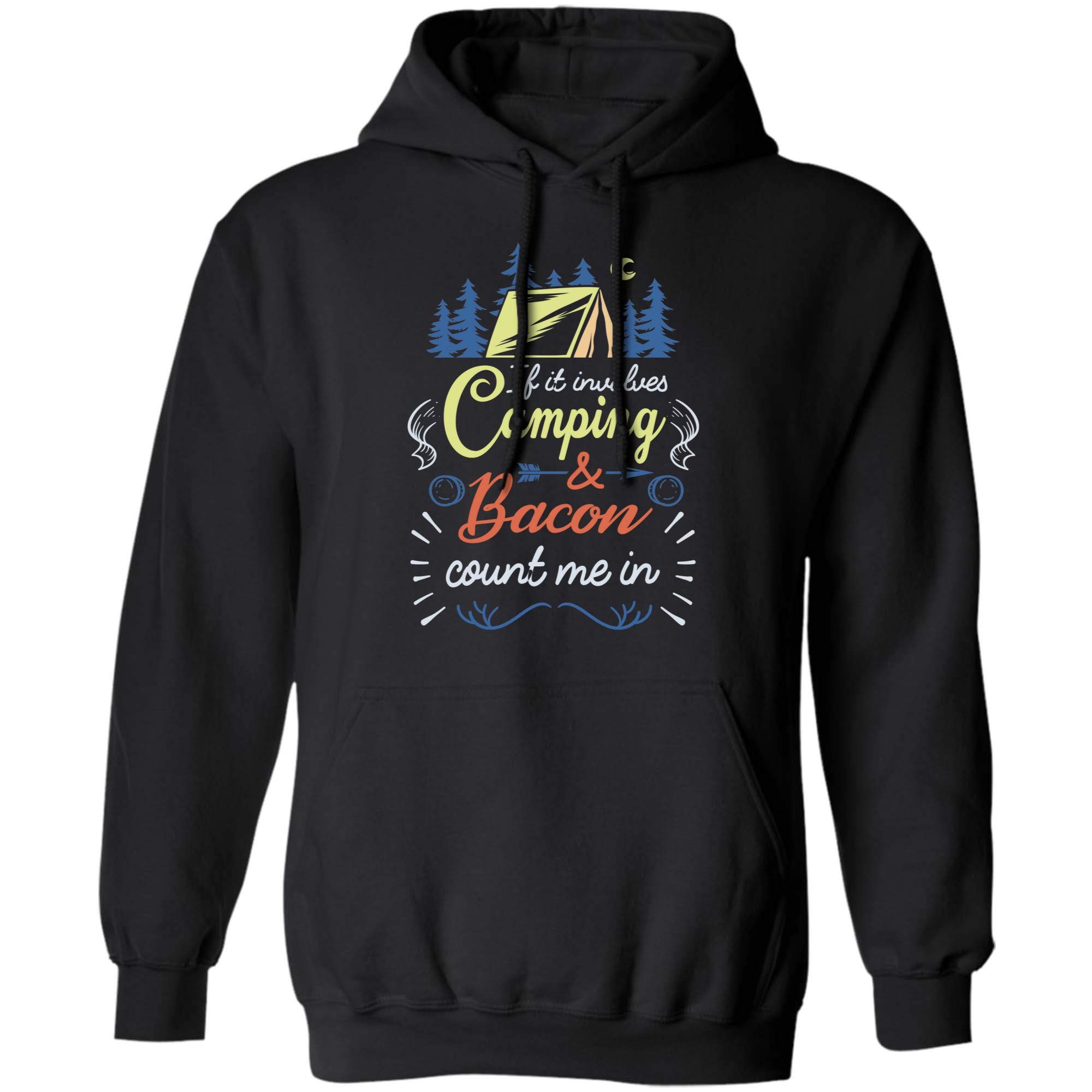 Camping Shirts If It Involves Bacon Count Me In Camp T Shirt