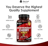 New Leaf Montmorency Cherry 6000mg 120 Vegan Capsules High Potency view 4