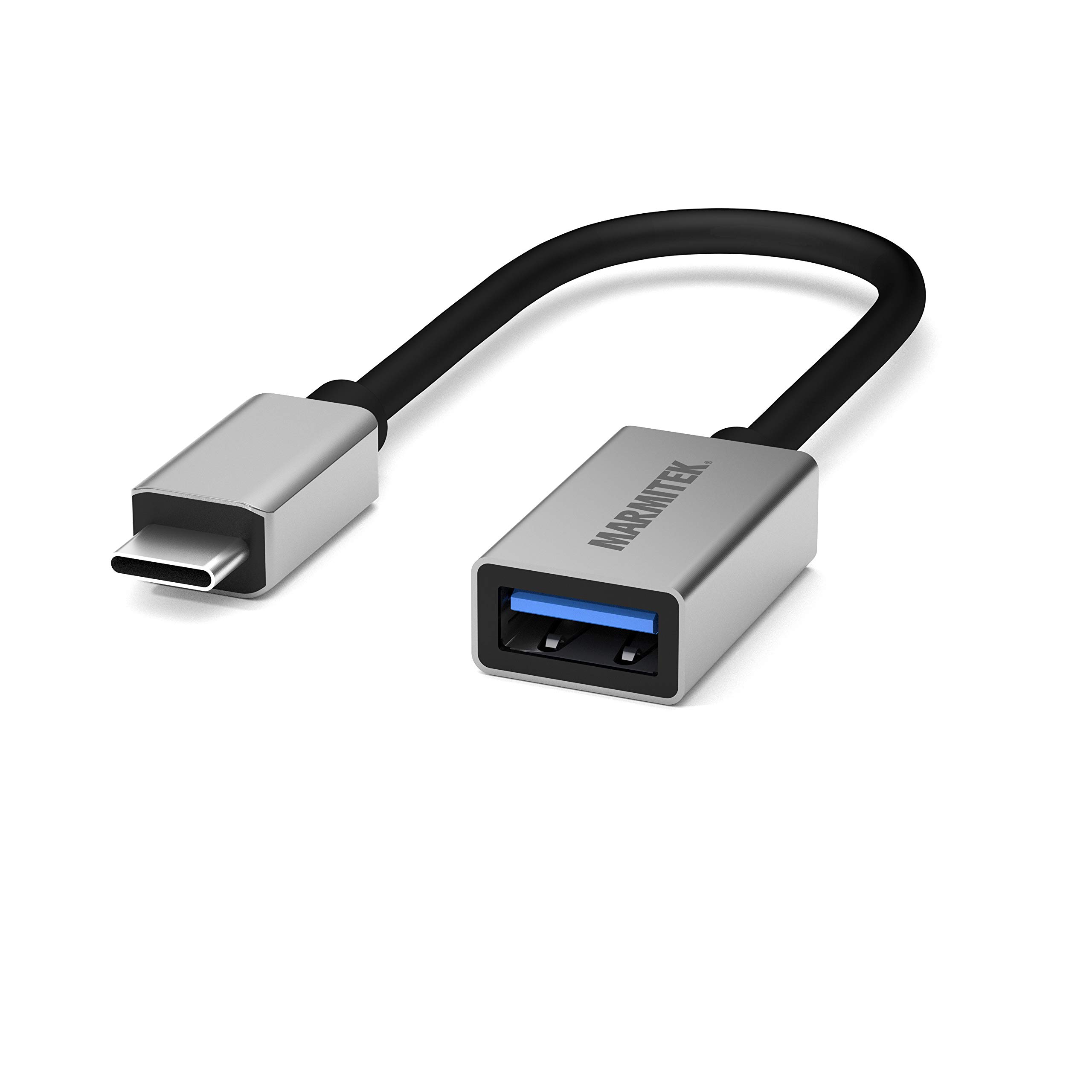 USB C to USB A Adapter Cable - Marmitek UU26 - Connect Thunderbolt to USB A - Connect USB accessories to your tablet - USB OTG (On-The-Go) - USBC converter