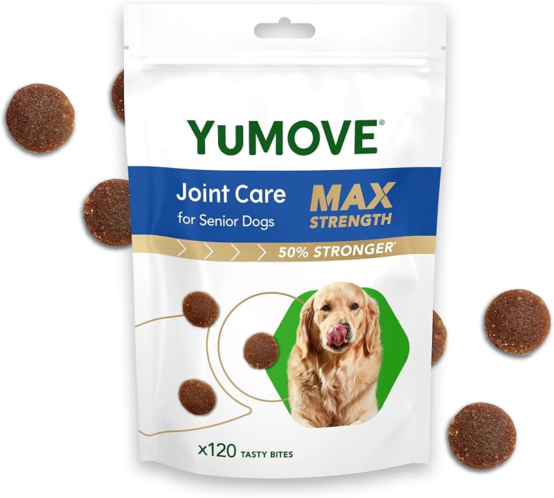 YuMOVE Max Strength Joint Supplement for Senior Dogs 120 Chews 8+