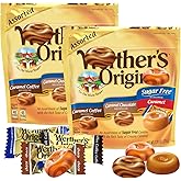 Caramel Hard Candy Assorted Flavors, Werther's Original, 2 Pack | 7.7 oz, Individually Wrapped Sugar Free Hard Candy, Candy for Sharing or Stocking Up, Rock, Party, Rich, purse, office