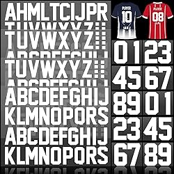 Outus 18 Sheets 216 Pcs Iron on Letters and Numbers