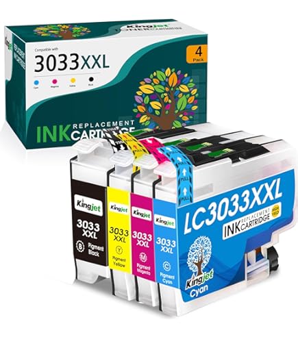 Cartucce Stampante Brother Lotto Cartucce Inchiostro Compatibili LC-3033 XXL Per Stampanti Brother - Modelli J995DW, J805DW, Etc. Samsung J - Foto 9