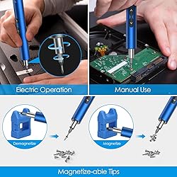 AMIR Electric Screwdriver for PC Building, 28 IN 1