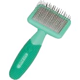 Coastal Pet Lil Pals Kitten Slicker Brush with Coated Tips | Li'l Pals Cat Grooming Brush, Removes Loose Hair, Massages Skin and Helps Promote a Healthy Coat