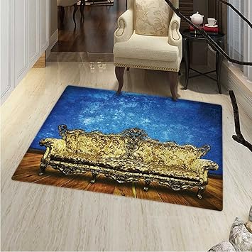 Amazon Com Victorian Area Rug Carpet Victorian Sofa In Room