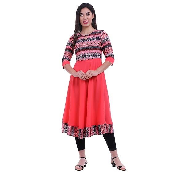 Women's Crepe Anarkali Kurta
