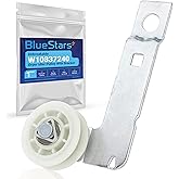 BlueStars Unbreakable W10837240 Dryer Idler Pulley With Bracket - Compatible with Whirlpool Kenmore Dryer - Replaces W10118756 W10547290 PS11726337 3387372 3388674 W10118754