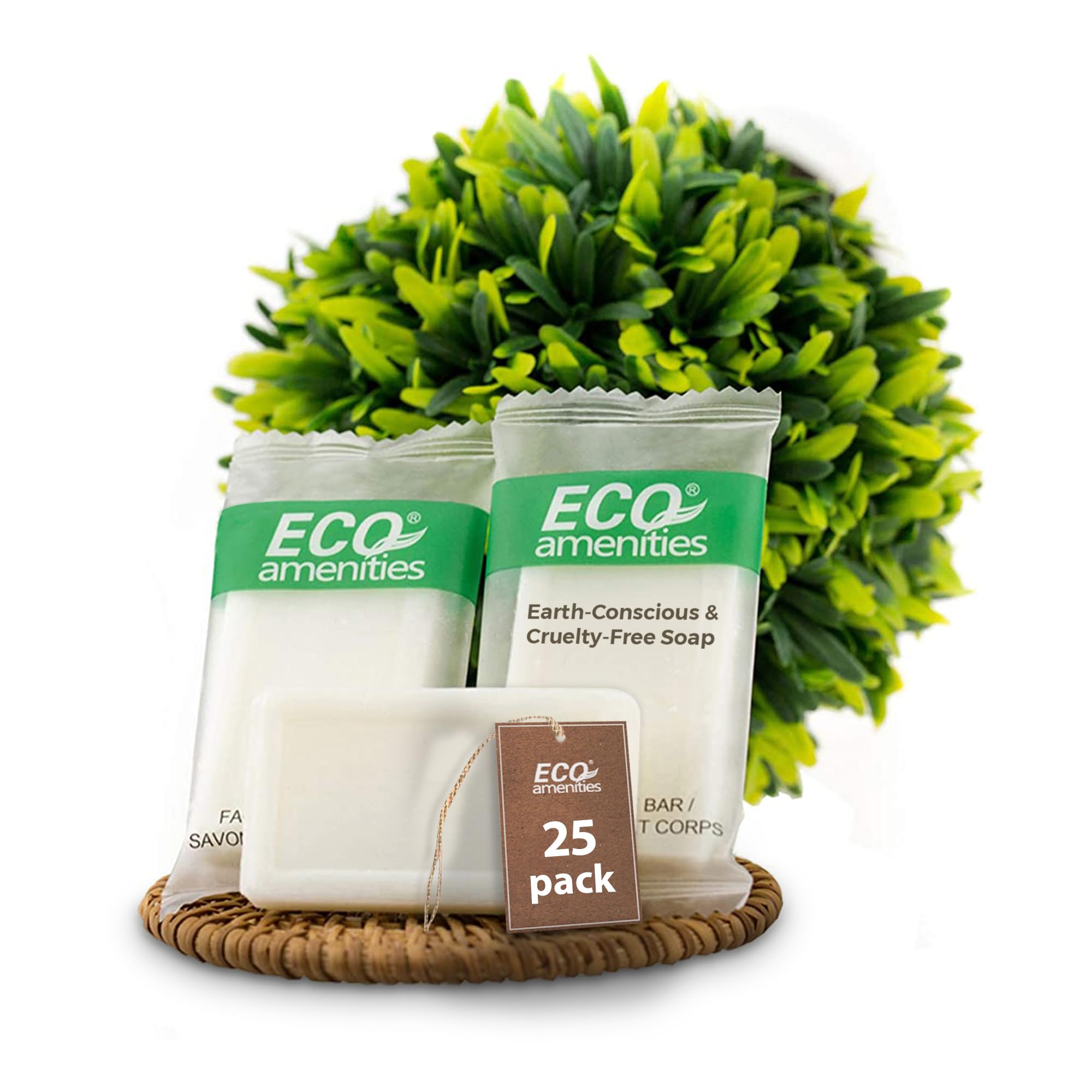 ECO amenities Bar Soap Bulk - 25 Pack, 1.0 oz