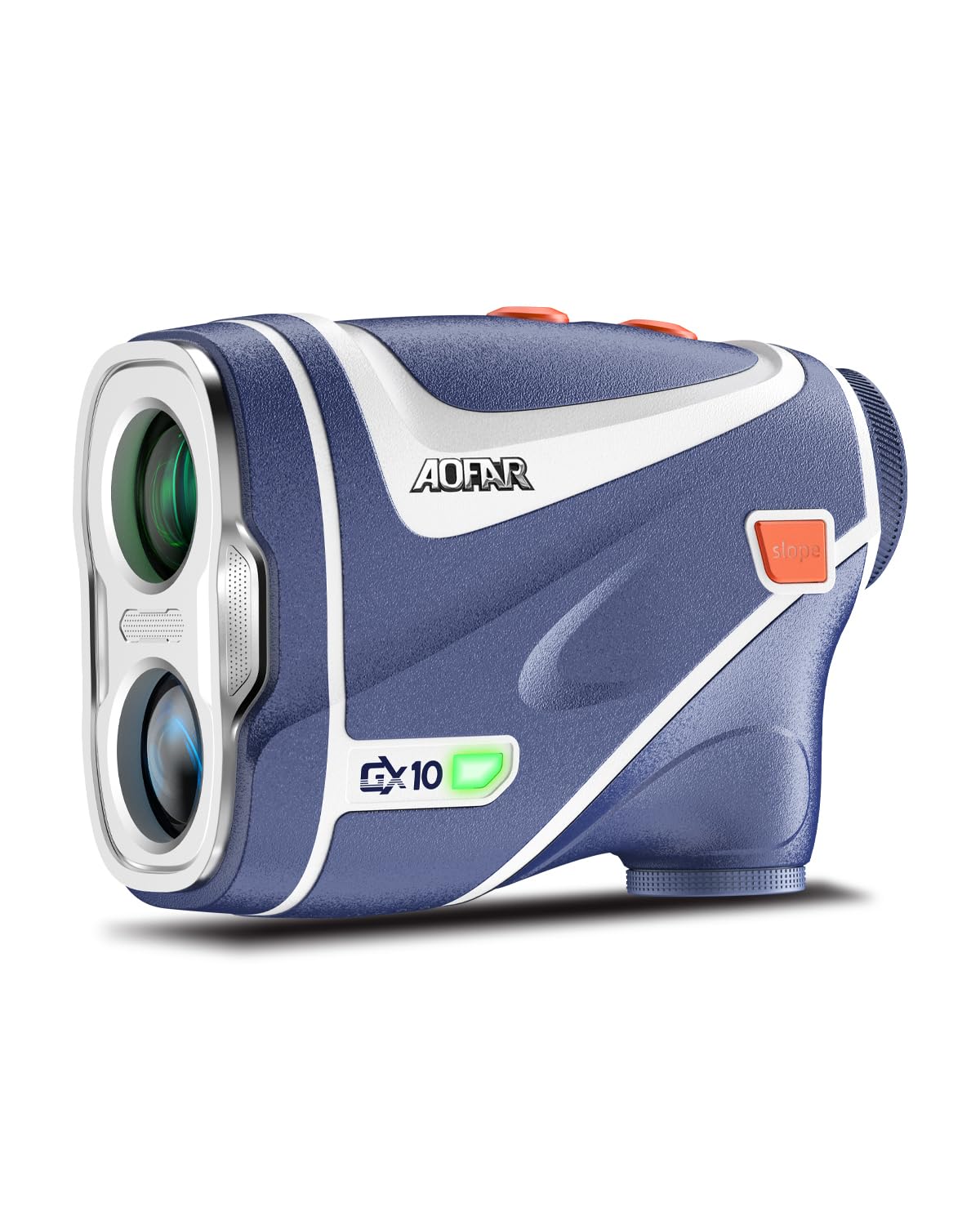 AOFAR GX10 Golf Laser Rangefinder 1200Y, Auto Red Display Adjustment, Flag lock, N52 Magnet, Independent Slope on/off Button with Indicator Light, IPX4 Waterproof, Range Finder for Golf