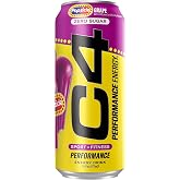 C4 Performance Energy Drink Grape Popsicle 16oz