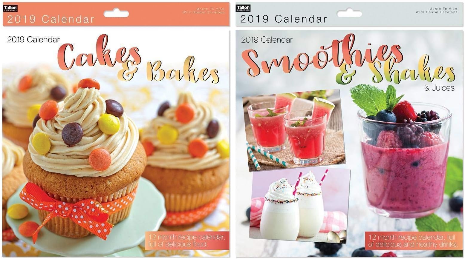 Tallon International Cakes Bakes Recipes - Square Wall Calendar 2019