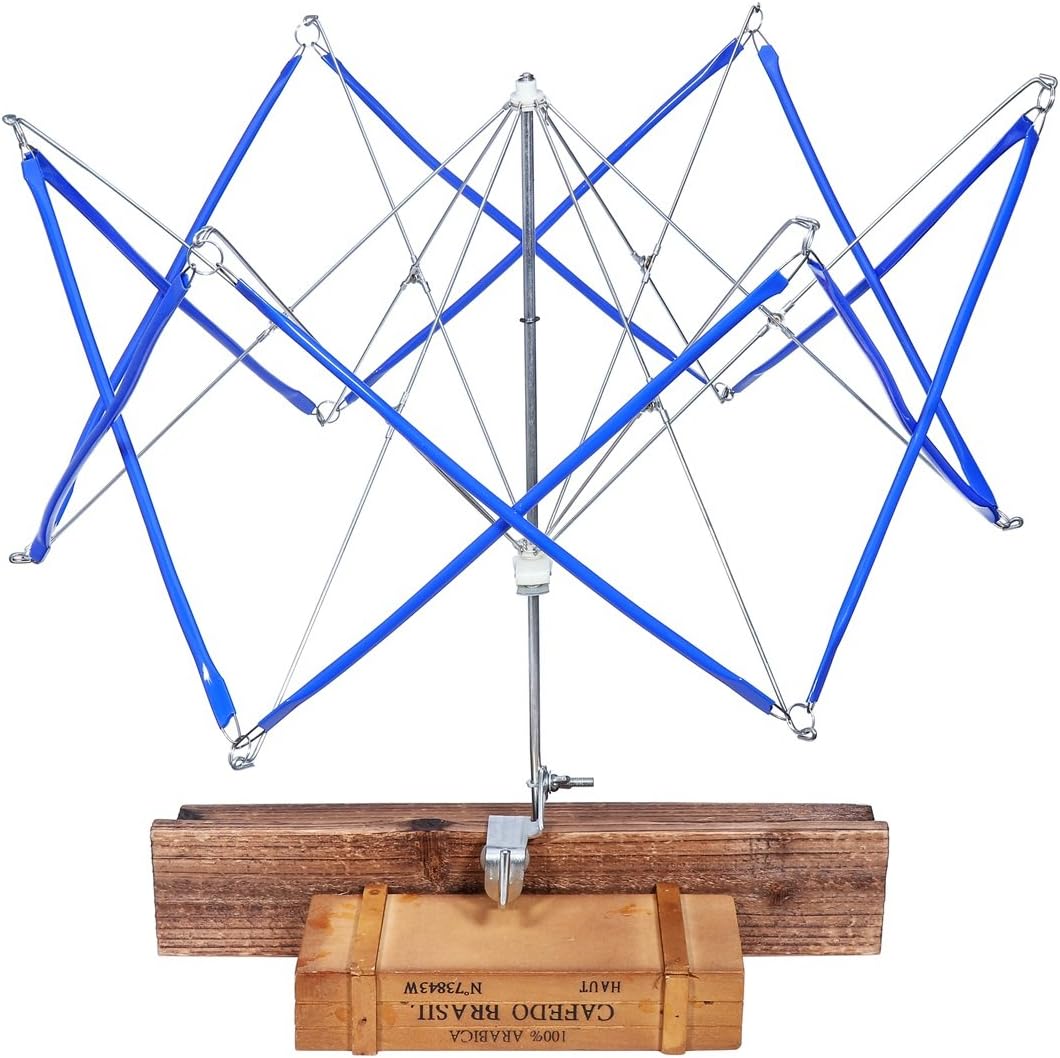 Umbrella Swift Yarn Winder Hand Operated Ball Knitting Holder for Lines Strings
