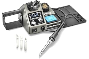 X-Tronic Model 9060-PRO-X • 200 Watt Stained Glass Soldering Iron Station w/4 Soldering Tips • Temp: 392°F - 842°F/200°C - 450°C • °C/°F Conversion • 0-30 Minute Sleep Timer.