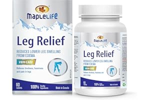 MapleLife Nutrition? �C Leg Relief 360 mg�C Vein Care - Reduces Swelling �C Relieves Tiredness, Heavy Legs, Leg Pain �C Enhance B