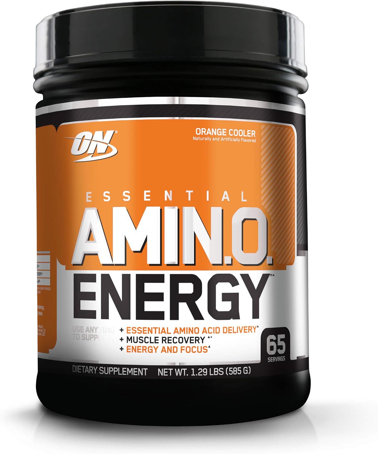 Optimum Nutrition Amino Energy - Pre Workout with Green Tea, BCAA, Amino Acids, Keto Friendly, Green Coffee Extract, Energy Powder - Orange Cooler, 65 Servings: Health & Personal Care