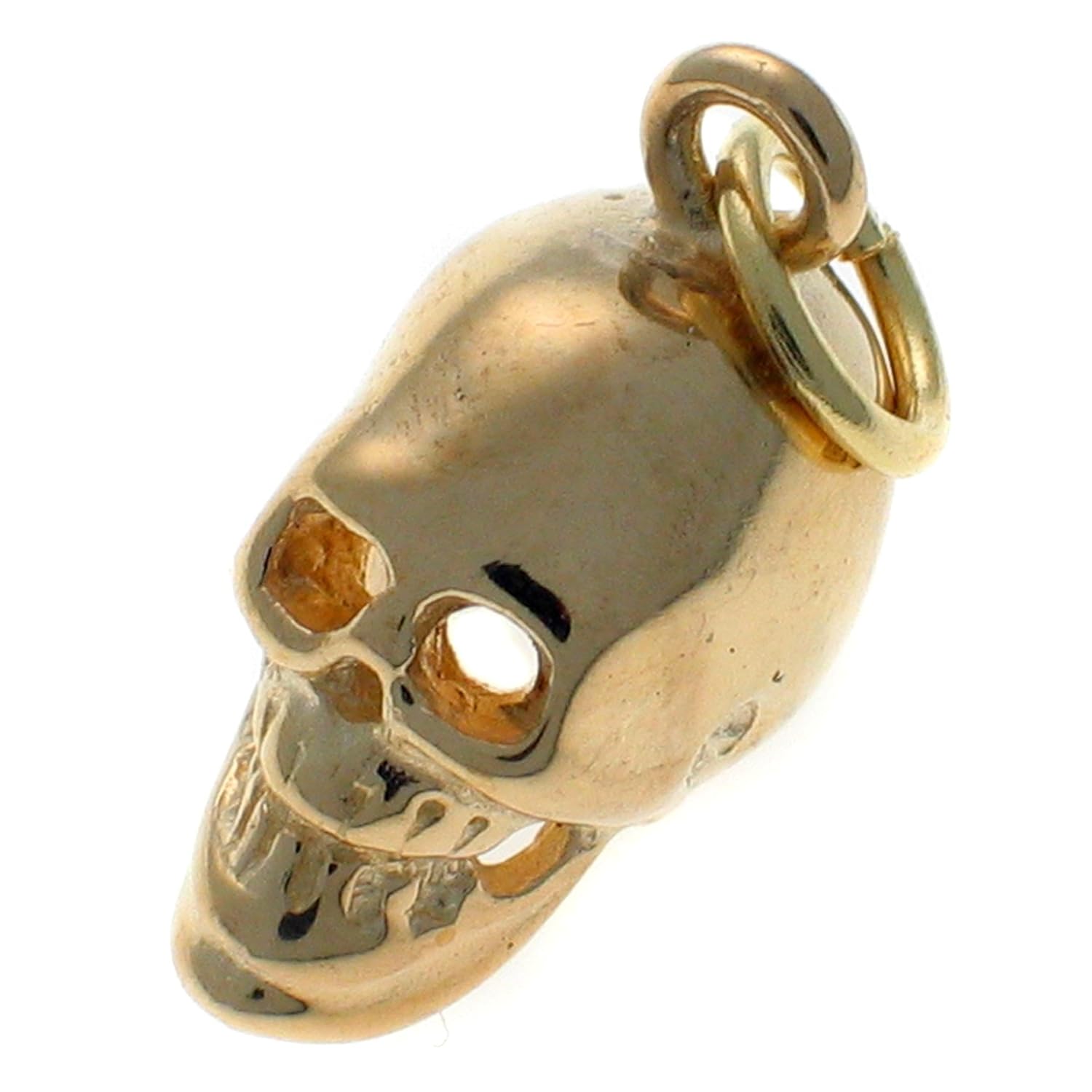 9ct Gold Skull Charm Pendant WBC1604 Amazon.co.uk Jewellery