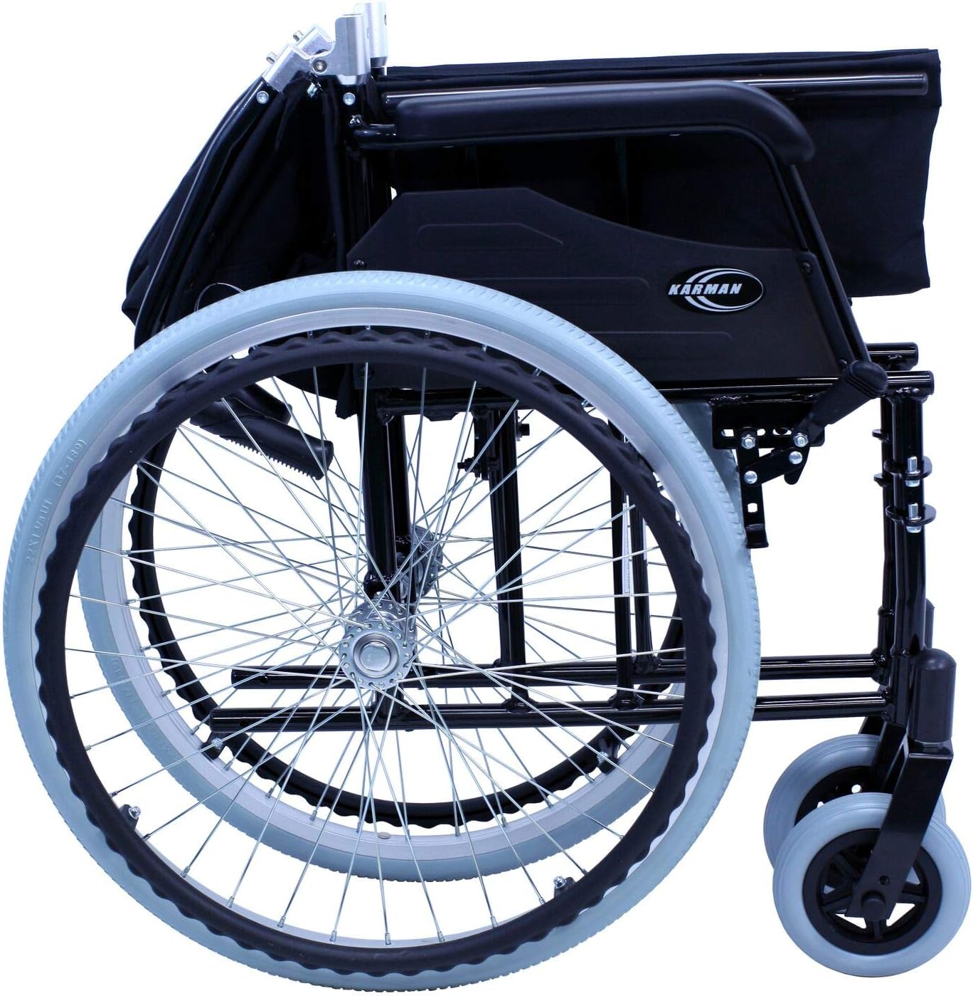 Karman 24 pounds LT-980 Ultra Lightweight Wheelchair Black: Health & Personal Care