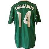 Madrid CHICHARITO Soccer Football Club Team Green Mens Size XL 2014 Jersey
