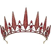 SWEETV Tiaras and Crowns for Women, Crystal Wedding Tiara for Bride, Metal Silver Crown, Costume Party Accessories for Birthday Halloween Prom