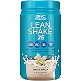 GNC Total Lean | Lean Shake 25 Protein Powder | High-Protein Meal Replacement Shake | French Vanilla | 16 Servings