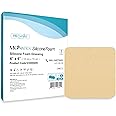 MedVance TM Silicone - Silicone Adhesive Foam Absorbent Dressing, 6"x6", Box of 5 dressings