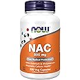 NOW Supplements, NAC (N-Acetyl Cysteine) 600 mg with Selenium & Molybdenum, 250 Veg Capsules