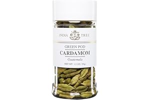 India Tree Cardamom, Green Pod, 1.2 Ounce
