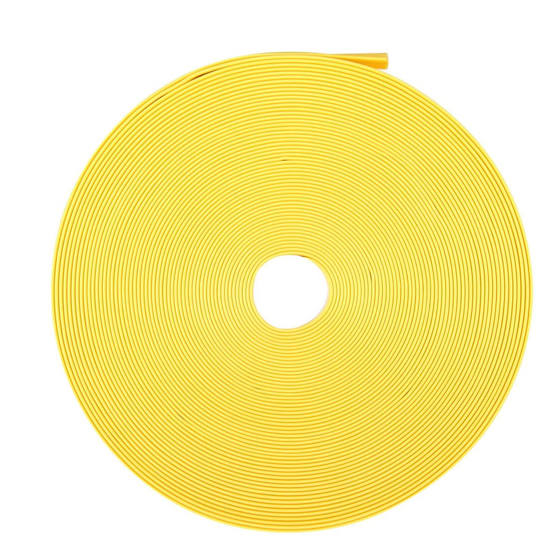 Unifizz Heat Shrink Tubing 10mm Dia 16mm Flat Width 2:1 Ratio Shrinkable Tube Cable Sleeve 1m - Yellow