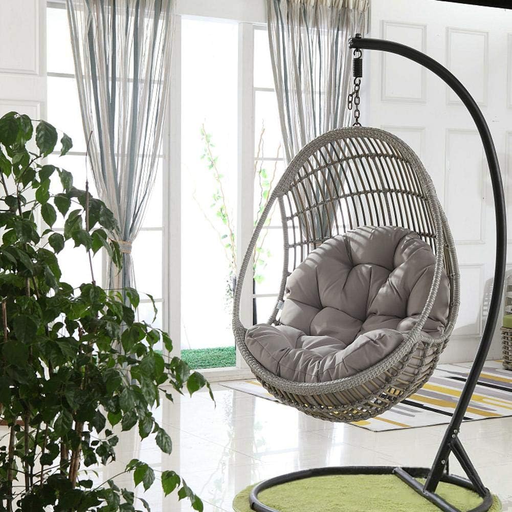 whelsara Swing Hanging Basket Seat Cushion,Waterproof Chair Seat Cushioning Thicken Hanging Egg Hammock Chair Pads for Patio Garden Practical