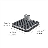 OXO Good Grips Aluminium Fold Flat Dish Rack view 6