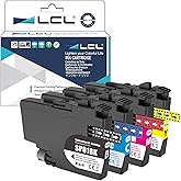 LCL SP01 SP-1 Sublimation Ink Cartridges (4-Pack KCMY) SP01BKS SP01CS SP01MS SP01YS High Capacity Replacement for Brother SP1 SP-1 SP01 Sublimation Printer