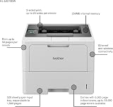 Brother HL-L6210DW Mono Laser Printer 50PPM Wireless USB UK Plug view 2