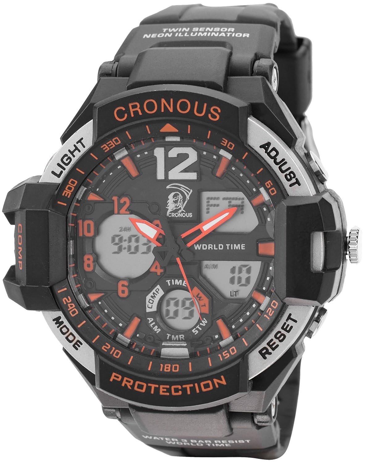 Mens Watches Cronous Watches Black Cronous CS0683O Price On