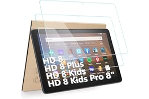 Hianjoo [2-Pack] Screen Protector Compatible with All-New Fire HD 8/Fire HD 8 Plus/Fire HD 8 Kids/Fire HD 8 Kids Pro 8 Inch 2