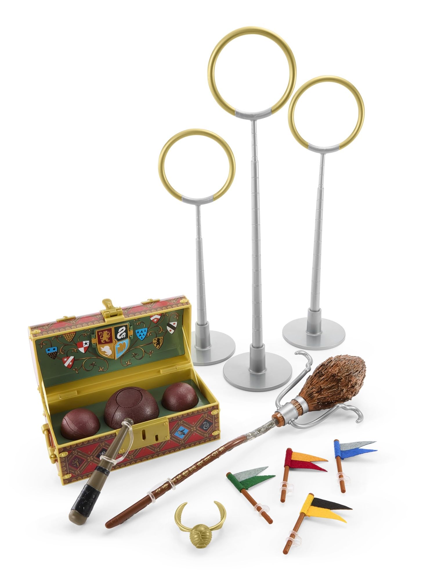 American Girl Harry Potter 18-inch Doll Accessories Hogwarts Quidditch with Trunk, Gear, and House Pennants, For Ages 6+