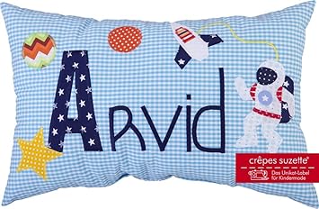 Crêpes Suzette Individualisierbares Namenskissen Modell Arvid mit