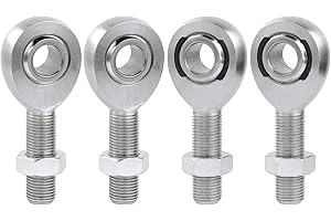 GaiRen 1/2” Heim Joints Rod End Kit, 5” Chromoly Joints Panhard kit Right and Left Hand Thread (2 Pair)