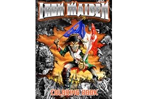 I r o n M a i d e n Coloring Book For Adults: Premium High-Quality New Edition Coloring Book For Adults Relaxation | New Year Eve Holiday Birthday Gift For Adults, Men & Women