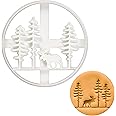 Forest Moose cookie cutter, 1 piece - Bakerlogy